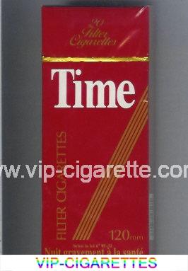 Time 120mm Filter cigarettes hard box