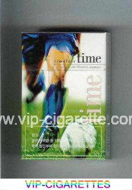 Time Timeless hard box Soccer. The World Language cigarettes