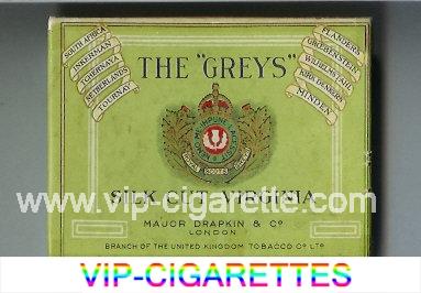 The 'Greys' Silk Cut Virginia cigarettes wide flat hard box