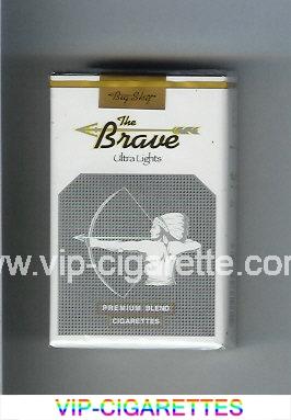 The Brave Ultra Lights Premium Blend cigarettes soft box