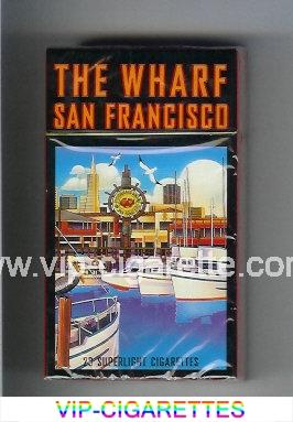 The Wharf San Francisco 100s cigarettes hard box