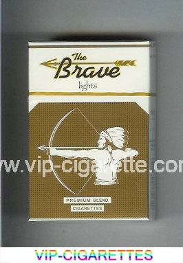 The Brave Lights Premium Blend cigarettes hard box