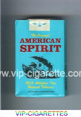 The Original American Spirit cigarettes blue soft box