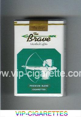 The Brave Menthol Lights Premium Blend cigarettes soft box