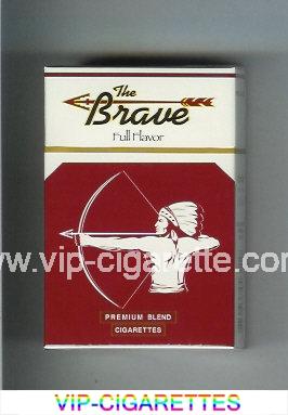 The Brave Full Flavor Premium Blend cigarettes hard box