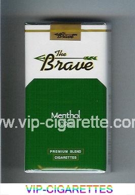 The Brave Menthol 100s Premium Blend cigarettes soft box