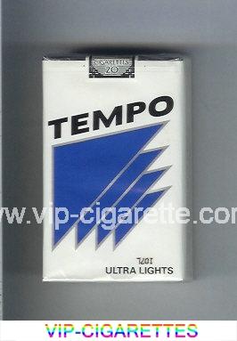 Tempo Ultra Lights cigarettes soft box