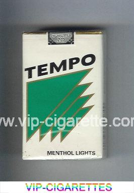 Tempo Menthol Lights cigarettes soft box