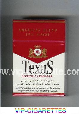 Texas International American Blend Full Flavor cigarettes hard box