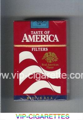 Taste of America Filters cigarettes hard box