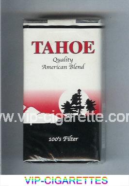 Tahoe Quality American Blend 100s Filter cigarettes soft box