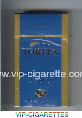 Vortex 100s Lights cigarettes hard box