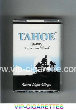 Tahoe Quality American Blend Ultra Light Kings cigarettes soft box