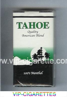 Tahoe Quality American Blend 100s Menthol cigarettes soft box