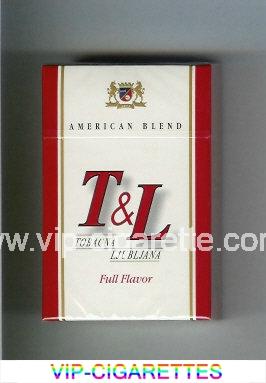 T and L Tobacna Ljubljna American Blend Full Flavor cigarettes hard box