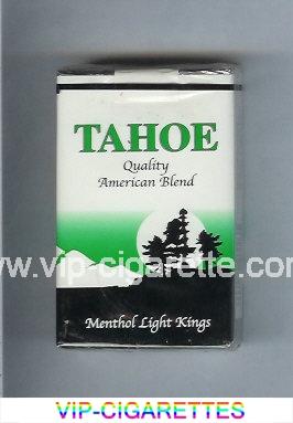 Tahoe Quality American Blend Menthol Light Kings cigarettes soft box