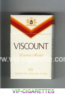 Viscount Extra Mild 20 cigarettes hard box