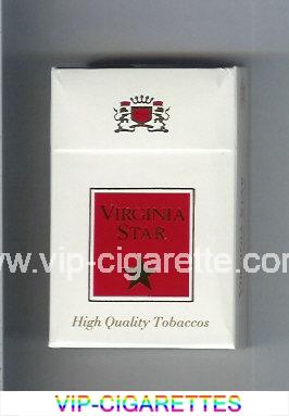 Virginia Star cigarettes white and red hard box