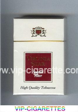 Virginia Star Special Filter cigarettes white and red hard box