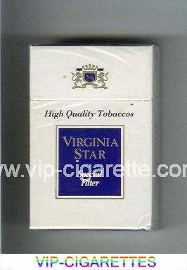 Virginia Star Special Filter cigarettes white and blue hard box