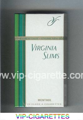 Virginia Slims Menthol 100s cigarettes hard box