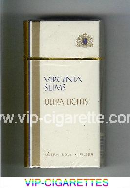 Virginia Slims Ultra Lights 100s Filter cigarettes hard box