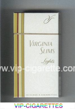 Virginia Slims Lights 100s cigarettes hard box