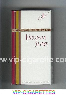 Virginia Slims 100s cigarettes hard box