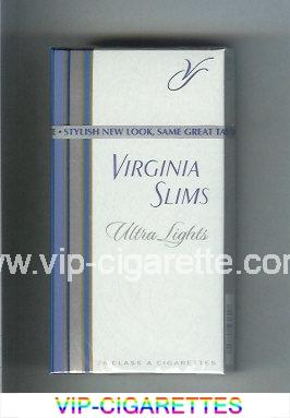 Virginia Slims Ultra Lights 100s cigarettes hard box