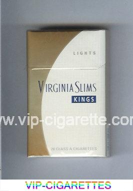 Virginia Slims Kings Lights cigarettes hard box