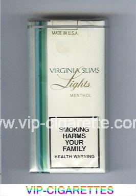 Virginia Slims Lights Menthol 100s cigarettes soft box