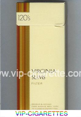 Virginia Slims Filter 120s cigarettes hard box