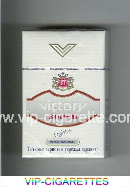 Victory Super Lights International cigarettes hard box