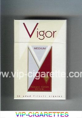 Vigor Medium Xususi Tutun Qarisigi cigarettes hard box