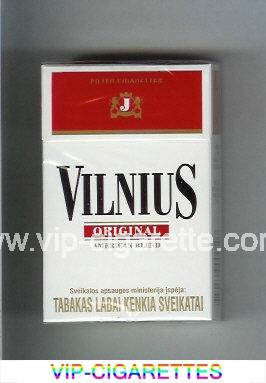 Vilnius Original American Blend cigarettes hard box