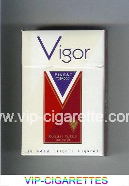 Vigor Finest Tobacco Xususi Tutun Qarisigi cigarettes hard box