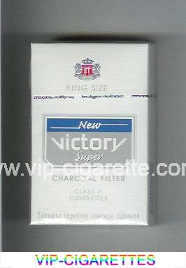 Victory New Super Charcoal Filter King Size cigarettes hard box