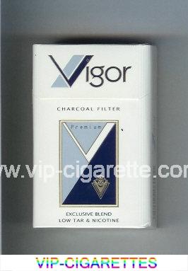 Vigor Charcoal Filter Premium Exclusive Blend cigarettes hard box
