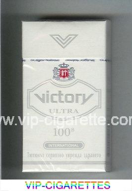 Victory Ultra 100s International cigarettes hard box