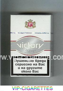 Victory Silver cigarettes hard box