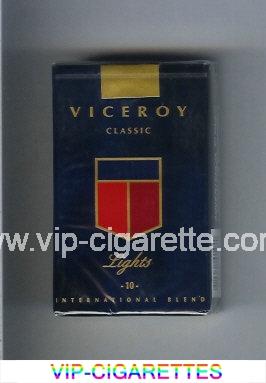 Viceroy Lights Classic -10- International Blend Cigarettes soft box