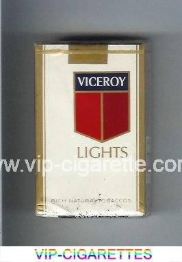 Viceroy Lights Rich Natural Tobaccos soft box Cigarettes
