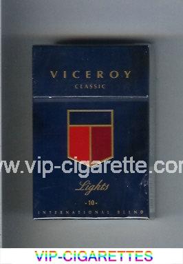 Viceroy Lights Classic -10- International Blend Cigarettes hard box