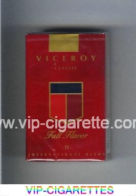 Viceroy Full Flavor Classic -13- International Blend Cigarettes soft box