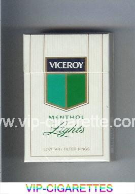 Viceroy Menthol Lights Cigarettes hard box