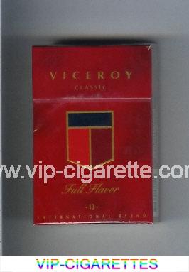 Viceroy Full Flavor Classic -13- International Blend Cigarettes hard box