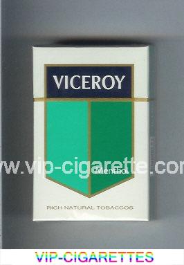 Viceroy Menthol Rich Natural Tobaccos Cigarettes hard box