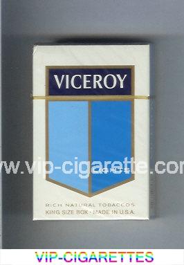 Viceroy Lights Cigarettes Rich Natural Tobaccos hard box