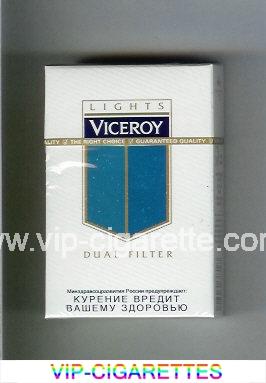 Viceroy Lights Dual Filter Cigarettes hard box