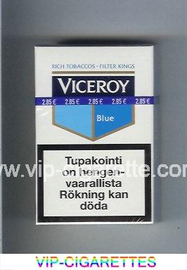 Viceroy Blue Rich Tobaccos - Filter Kings Cigarettes soft box